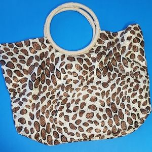 Cheetah print bag